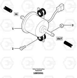 11030 Fuel pump EC13 TYPE 600 XR/XTV, Volvo Construction Equipment