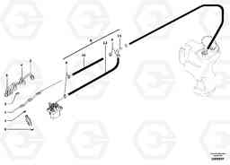 11034 Fuel circuit : injection pump EC13 TYPE 600 XR/XTV, Volvo Construction Equipment
