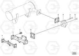 11039 Exhaust manifold EC13 TYPE 600 XR/XTV, Volvo Construction Equipment