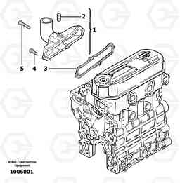 11040 Intake manifold EC13 TYPE 600 XR/XTV, Volvo Construction Equipment