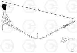 13208 Engine acceleration control EC13 TYPE 600 XR/XTV, Volvo Construction Equipment