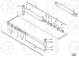 3533 Boom cylinder EC30 TYPE 282, Volvo Construction Equipment