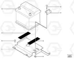 13209 Battery EC13 TYPE 600 XR/XTV, Volvo Construction Equipment
