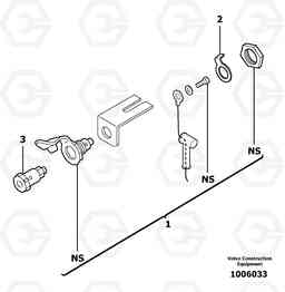 8245 Inspection light socket EC13 TYPE 600 XR/XTV, Volvo Construction Equipment