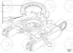 8275 Slewing ring EC13 TYPE 600 XR/XTV, Volvo Construction Equipment