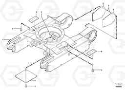 8277 Lower frame EC13 TYPE 600 XR/XTV, Volvo Construction Equipment