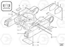 84800 Lower frame / variable track EC13 TYPE 600 XR/XTV, Volvo Construction Equipment