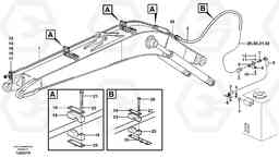 4261 Hammer hydraulics on mono boom, return line EW180B, Volvo Construction Equipment