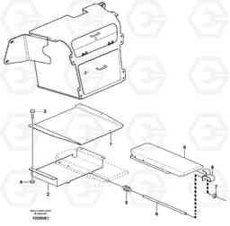 3639 Stop block holder BL71, Volvo Construction Equipment