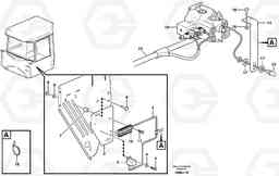 62140 Cable harness, turn-around wheel A25D S/N -12999, - 61118 USA, Volvo Construction Equipment