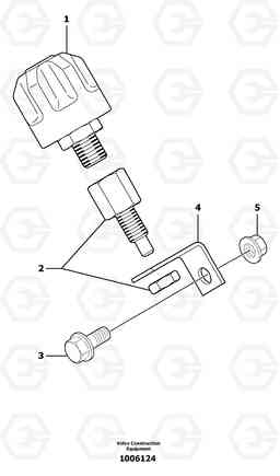 76734 Breather EC13 TYPE 600 XR/XTV, Volvo Construction Equipment