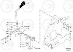 90735 Control lever : boom / bucket ( right ) EC13 TYPE 600 XR/XTV, Volvo Construction Equipment