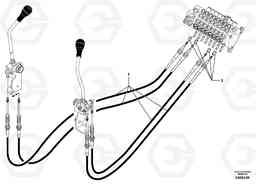 13909 Control levers : boom/dipper arm/ bucket/ slewing EC13 TYPE 600 XR/XTV, Volvo Construction Equipment
