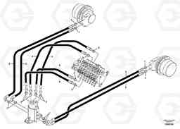 13911 Hydr. circuit. ( travelling ) EC13 TYPE 600 XR/XTV, Volvo Construction Equipment