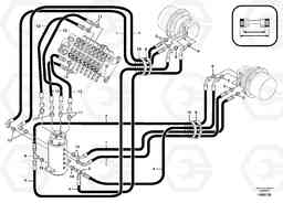 102652 Hydr. circuit. ( travelling ) variable track EC13 TYPE 600 XR/XTV, Volvo Construction Equipment