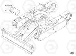 105240 Cylinder rod protection EC13 TYPE 600 XR/XTV, Volvo Construction Equipment