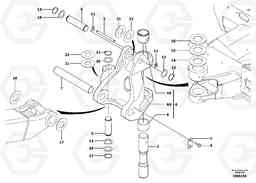 14764 Pivot pin EC13 TYPE 600 XR/XTV, Volvo Construction Equipment