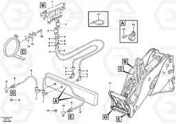 71325 Central lubrication for tool bar. L180E S/N 5004 - 7398 S/N 62501 - 62543 USA, Volvo Construction Equipment