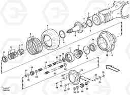 88595 Hub reduction, motorunit A35D, Volvo Construction Equipment