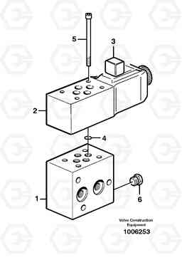 16468 Connecting block L330E, Volvo Construction Equipment