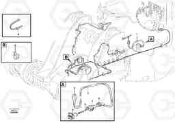 20401 Cable harness, attachment bracket L110E S/N 1002 - 2165 SWE, 60001- USA,70201-70257BRA, Volvo Construction Equipment