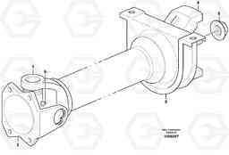 16800 Propeller shaft L70B/L70C VOLVO BM VOLVO BM L70B/L70C SER NO - 13115, Volvo Construction Equipment