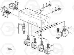 27780 Servo valve body EW160 SER NO 1001-1912, Volvo Construction Equipment