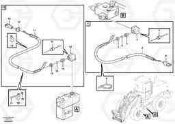 87921 Cable harness, attachment lock L150D, Volvo Construction Equipment