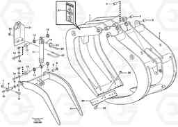 81325 Grab fork with clamp.arm ATTACHMENTS ATTACHMENTS WHEEL LOADERS GEN. F, Volvo Construction Equipment