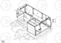 58988 Cowl frame EC210B, Volvo Construction Equipment