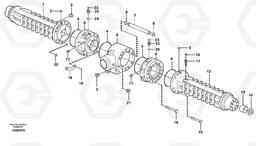 10195 Planet shaft, rear BL61, Volvo Construction Equipment