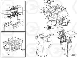 61562 Cover for servo valves L50E BRAZIL, S/N 71001 -, Volvo Construction Equipment