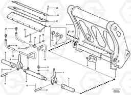 14274 Tool bar. L150D, Volvo Construction Equipment