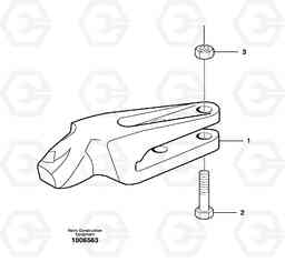 36572 Adapter kit ATTACHMENTS ATTACHMENTS BUCKETS, Volvo Construction Equipment
