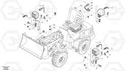 1052 Work light ( with canopy ) ZL402C SER NO 6006001 -, Volvo Construction Equipment