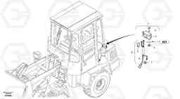 1080 Back-up warning ZL402C SER NO 6006001 -, Volvo Construction Equipment