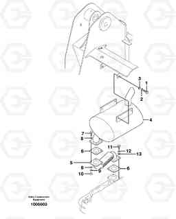 8219 Exhaust system MC60, Volvo Construction Equipment