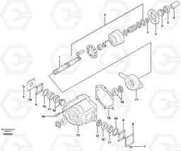 14430 Left control pump MC70, Volvo Construction Equipment