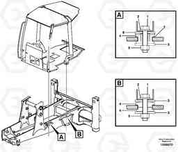 3889 Cab mounting block BL71, Volvo Construction Equipment