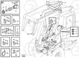 40551 Cable harness, front L180D HIGH-LIFT, Volvo Construction Equipment