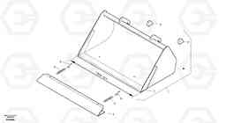 1380 Planing bucket ZL402C SER NO 6006001 -, Volvo Construction Equipment