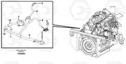 15449 Cable harness, engine MC60, Volvo Construction Equipment