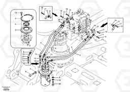 71880 Turning joint line, control valve to turning joint EC290B, Volvo Construction Equipment