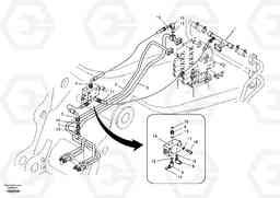 40678 Hydraulic system, control valve to boom and swing EC290B, Volvo Construction Equipment