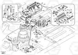 64696 Servo system, control valve to solenoid valve EC290B, Volvo Construction Equipment