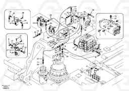 93405 Servo system, pump piping and filter mount. EC290B, Volvo Construction Equipment