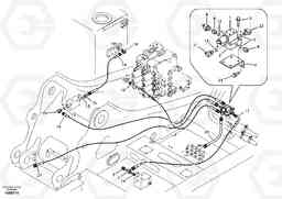 74080 Servo system, control valve to solenoid valve EC290B SER NO INT 13562- EU & NA 80001-, Volvo Construction Equipment
