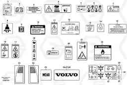 7424 Decals MC60, Volvo Construction Equipment