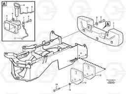 23947 Rear hitch and counterweight L50E BRAZIL, S/N 71001 -, Volvo Construction Equipment
