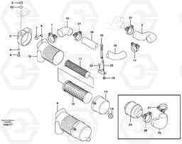 98619 Air filter MC70, Volvo Construction Equipment